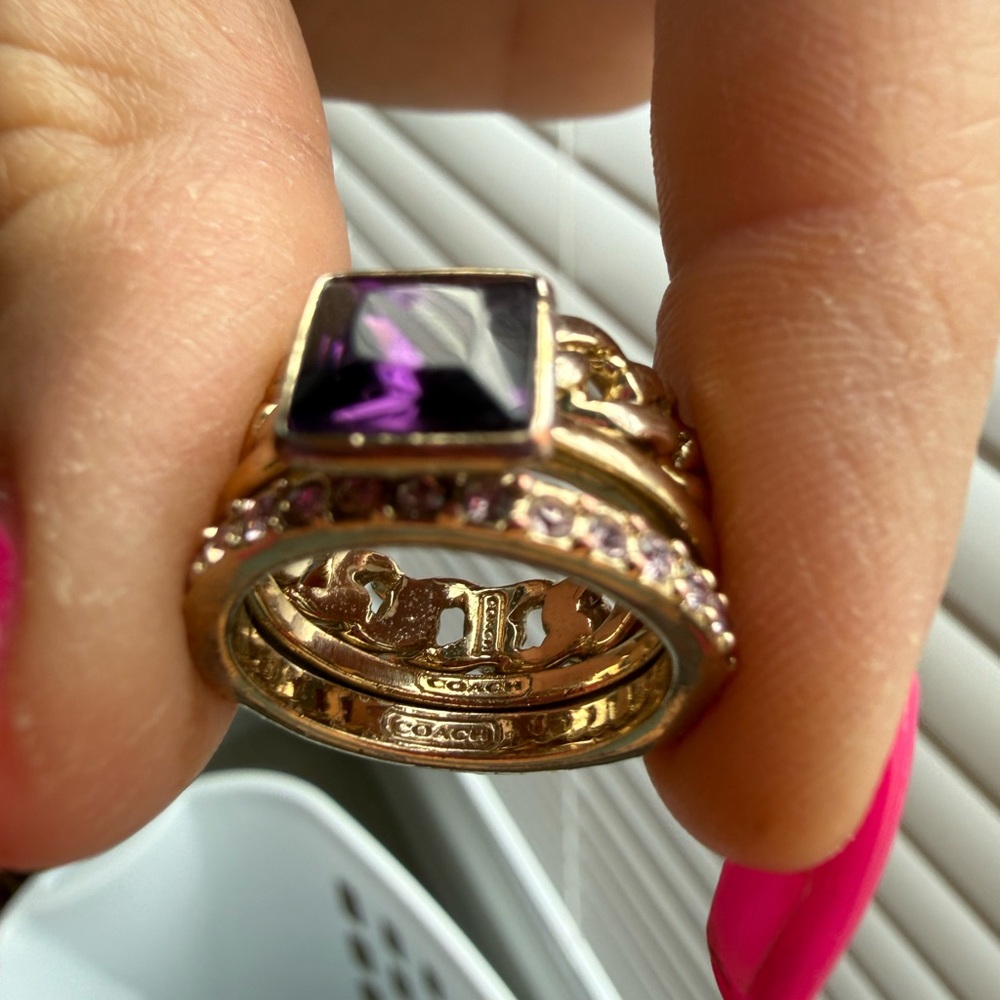 Coach Ring Stack - image 5